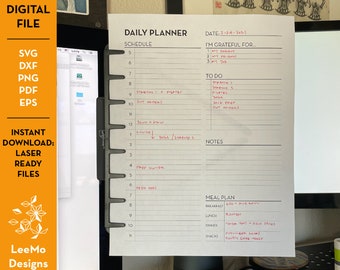 To Do List Notepad, Daily Plan | Instant Download