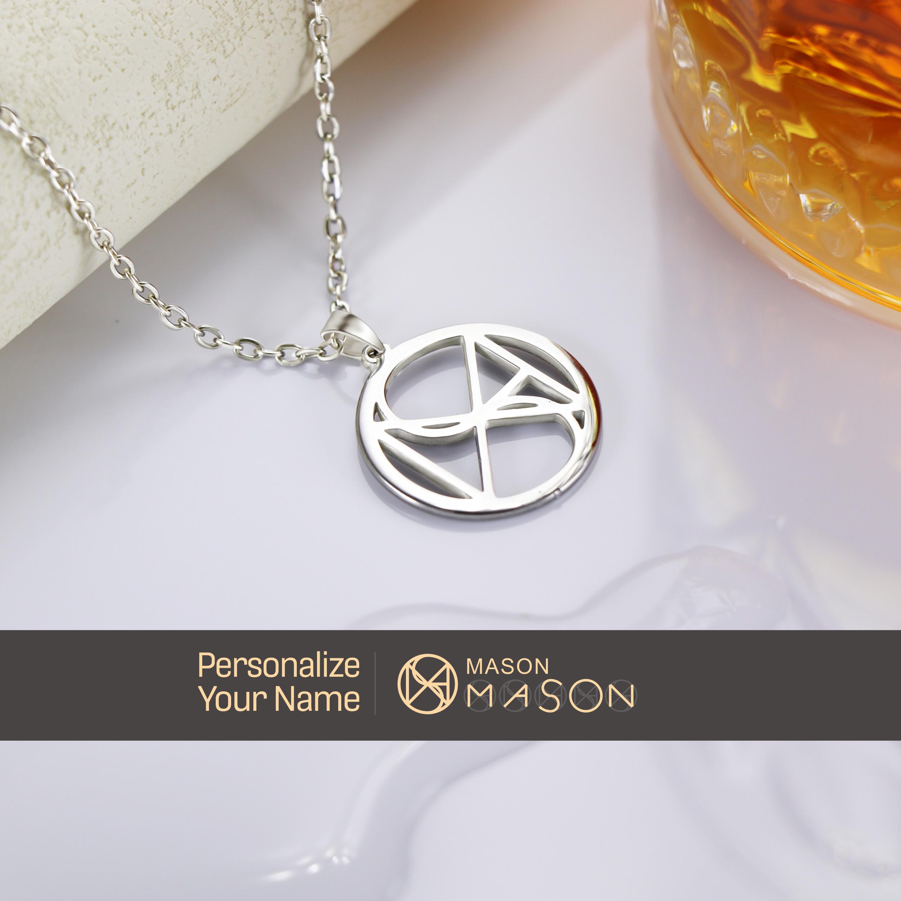 Custom Name logo Necklace Unique Initials Pendant Personalized Name Logo Pendant Hand Drawn Logo Necklace One of a Kind Gift Name Necklace