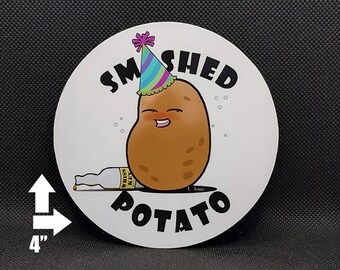 Smashed Potato Sticker