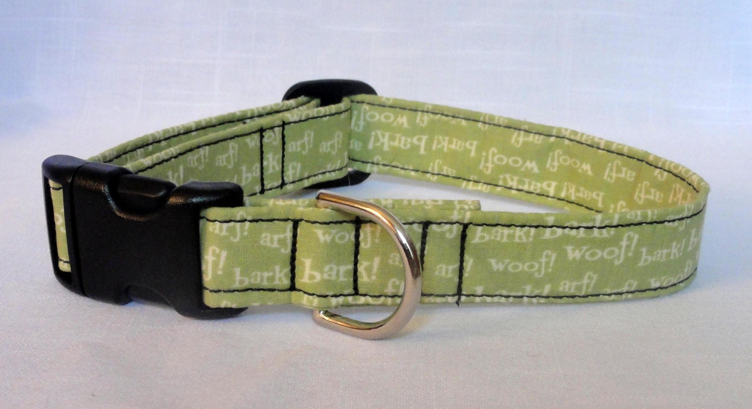 Dog Collar Woof Bark Arf Funny Dog Pet Collar Red CUTE Etsy