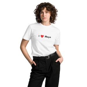Mayonnaise Graphic Tee funny Graphic T-shirt gift for friend Unisex men women I love mayo graphic tee I heart mayo