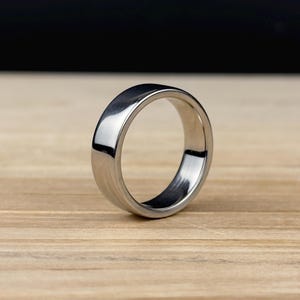 Minimalistischer Titanring (jede Farbe) - Handgemacht - Poliert - Schlicht - Herrenring - Herrenring - Ehering - Herrenring - Herrenring
