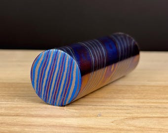ZircuTi Twist Rod – Damascus Metal, Jewelry Making (30mm)