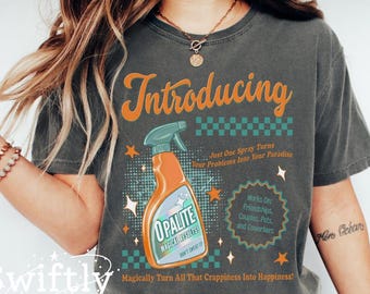 Opalite Shirt | Opalite Spray Bottle Retro Comfort Colors Shirt | Opalite Magical Results Funny Vintage Shirt | Taylor Fan Gift