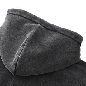 Anime Inspired Zip-Through Boxy Fleece Hoodie image 13