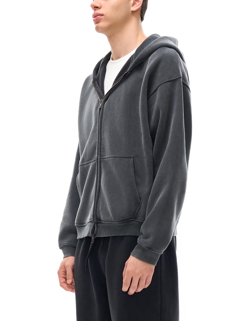 Anime Inspired Zip-Through Boxy Fleece Hoodie image 8