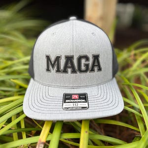 Trump MAGA hat, MAGA Leather Patch, Make America Great Again