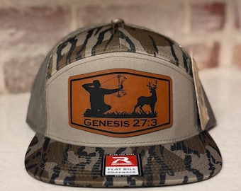 Richardson 168p Camo Hunting Hat, Genesis 27:3, Bow Hunter