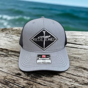 Redeemed, Christian Patch Hat, Richardson Christian hat, Gift for him, Man of God, follower of Christ