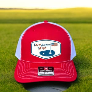 Talk Birdie To Me, Golf hat, Richardson hat, Trucker Hat, Gift for him, Golfer hat, Funny golf hat, Birthday gift, gift for dad