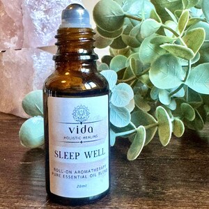 Sleep Well - Essential Oil Roller 20ml | Aromatherapy | Pulse Point Roll On | Natural Perfume | Self Care | Wellbeing