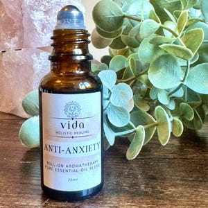 Anti-Anxiety - Essential Oil Roller 20ml | Aromatherapy | Pulse Point Roll On | Natural Perfume | Self Care | Wellbeing