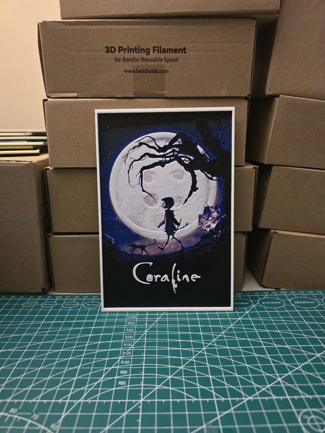 Coraline Movie Poster 3D Printed Etsy coraline-movie-poster-3d-printed-etsy