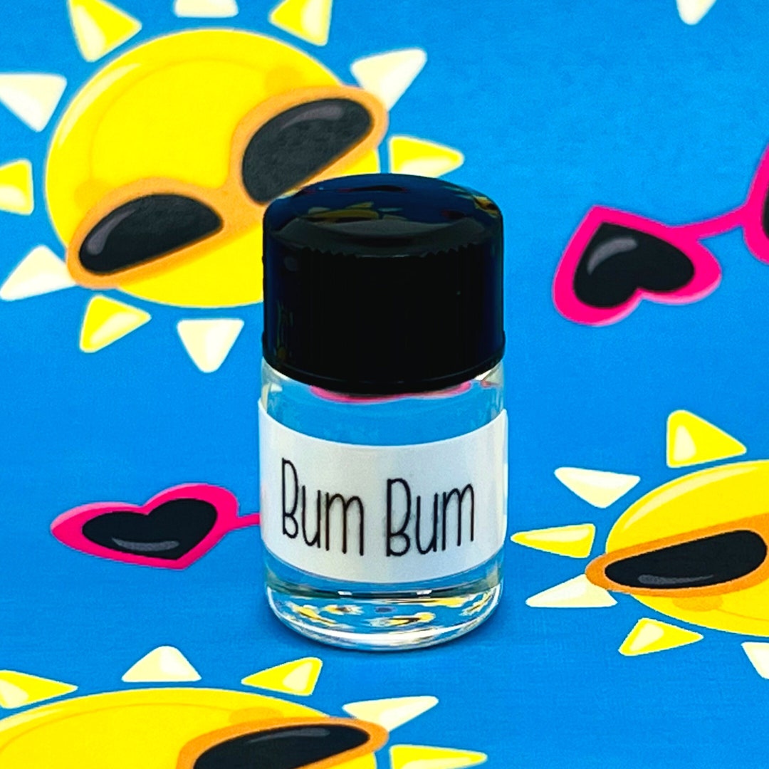 Bum Bum Perfume Oil Sample. Mini 1/16 Oz Trial Size. Vegan Phthalate Free Cruelty Free