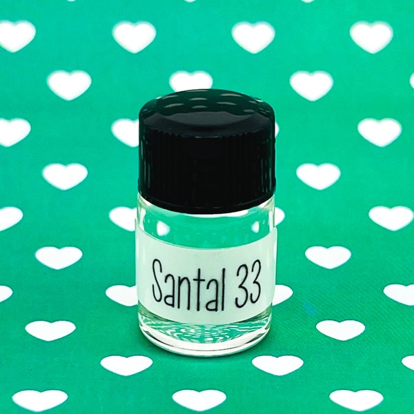 Santal 33 Perfume Sample Oil. 100% Happiness Guaranteed. Vegan + Phthalate Free + Cruelty Free.