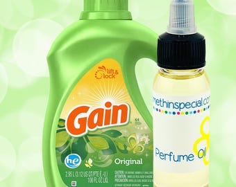 Gain Laundry Detergent Scent Perfume Oil. Easy Dropper Bottle. Long Lasting Strong Scent.