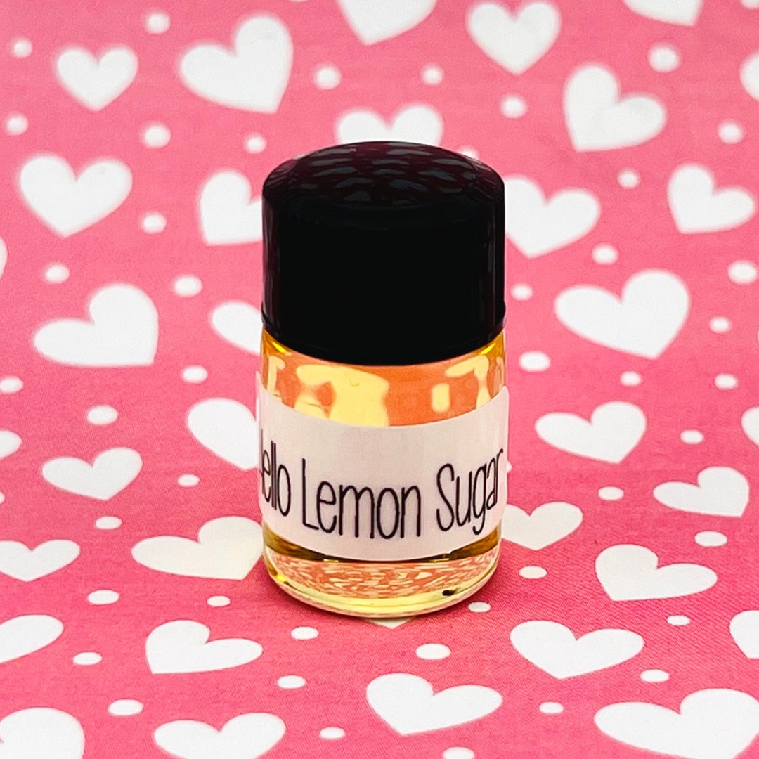 Hello Lemon Sugar Perfume Oil Sample. Mini 1/16 Oz Trial Size. Vegan ...