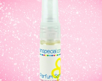 Hello Lemon Sugar Perfume Spray: Lemon Vanilla Glaze Scent, 1/3 oz Travel Size