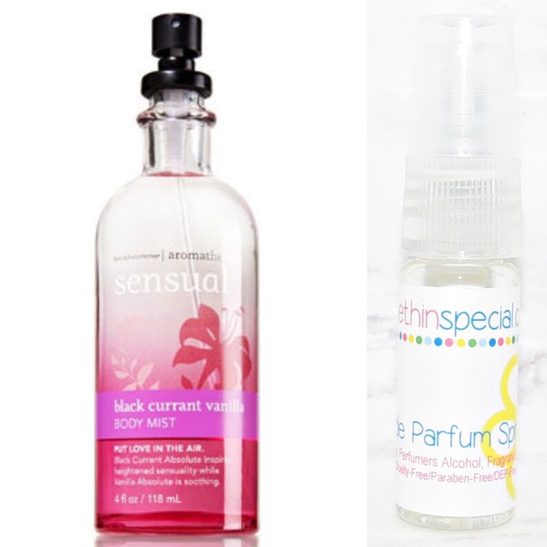 Black Currant Vanilla Perfume Edp Spray Aromatherapy Sensual Bath And Body Works Dupe Vegan Cruelty Free Bestseller