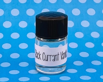 Black Currant Vanilla Perfume Oil Sample. Vegan + Phthalate Free + Cruelty Free.