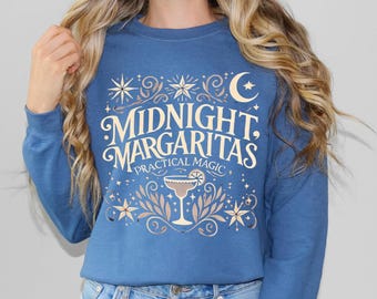 Midnight Margaritas Praktisch, zwaargewicht sweatshirt met ronde hals - Cosy Fall