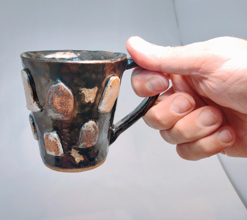 Graveyard Mug Hand Built Ceramic Pottery Etsy