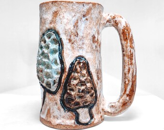 Morel Mushroom Mug | Handmade Ceramic Pottery