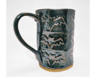 Handmade Ceramic Bat Mug