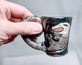 Miniature Opossum Mug | Handmade Ceramic Pottery