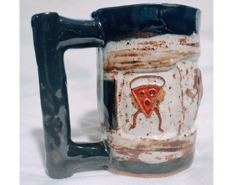 Fast Food Mascot Mug |  Handbuilt Ceramic Pottery