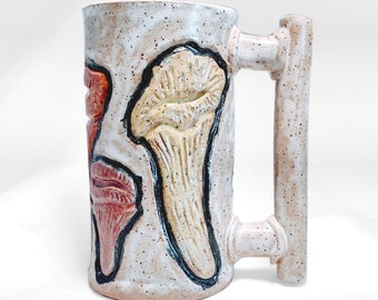 Chanterelle Mushroom Mug | Handmade Ceramic Pottery