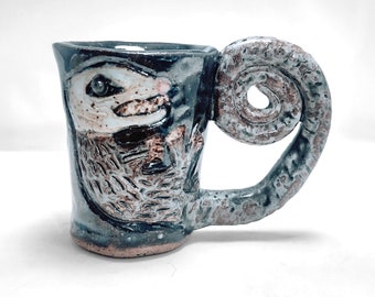 Miniature Opossum Mug | Handmade Ceramic Pottery
