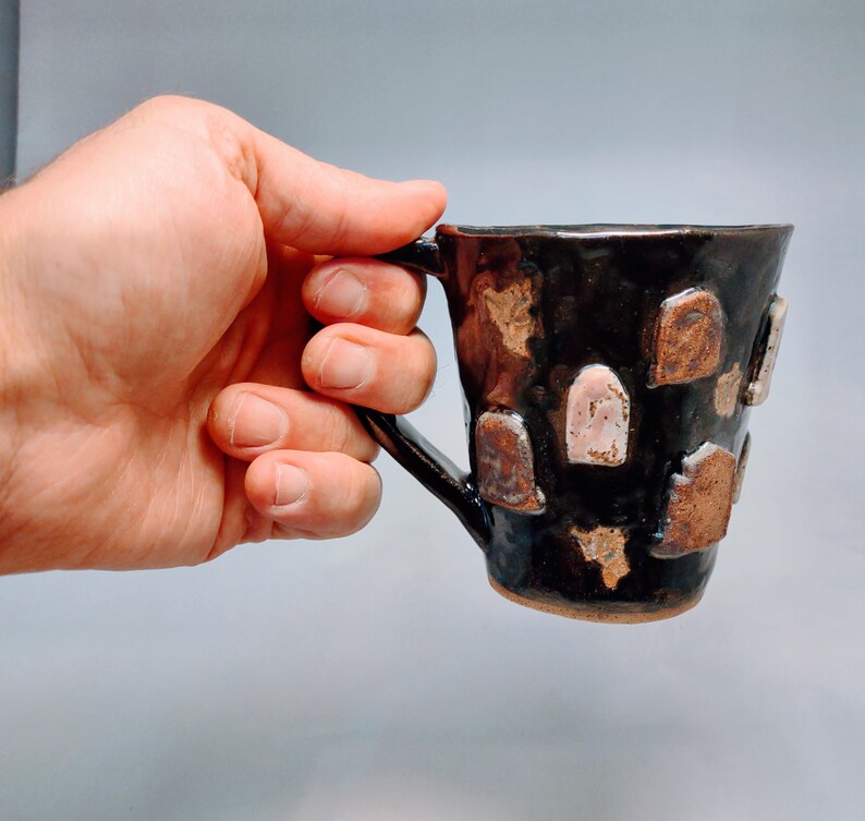 Graveyard Mug Hand Built Ceramic Pottery Etsy
