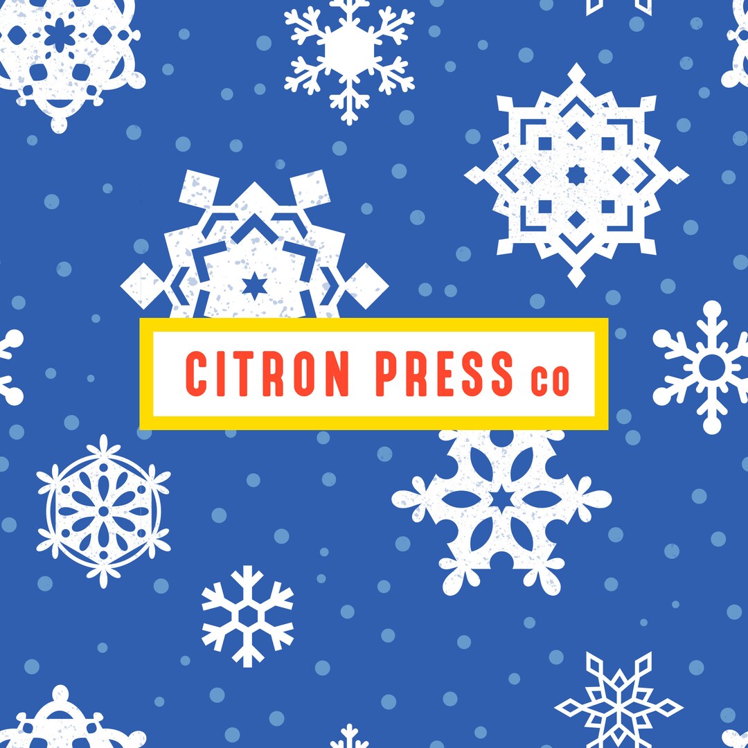 Falling Snowflakes Pattern for Printable Wall Art, Holiday Decor ...