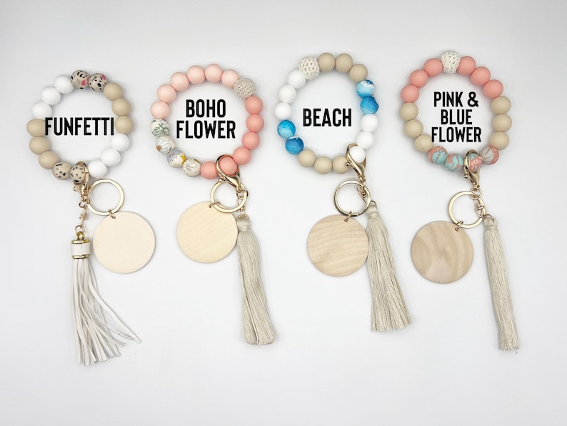 Mama Schlüsselbund Armband, Mama Schlüsselbund, Mama Armband, weiche Perlen, Name Schlüsselbund, ursprüngliche Schlüsselbund, Kinder Namen Armband für Mama, Mama Schmuck Bild 5