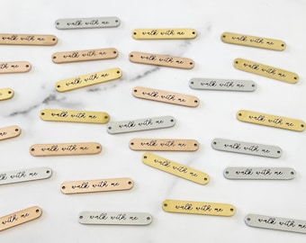 Walk with me charm for Bracelet Making, LDS Youth Theme 2026, Moses 6:34,  DIY Bracelet, Girls Camp Crafts, Christmas Gifts