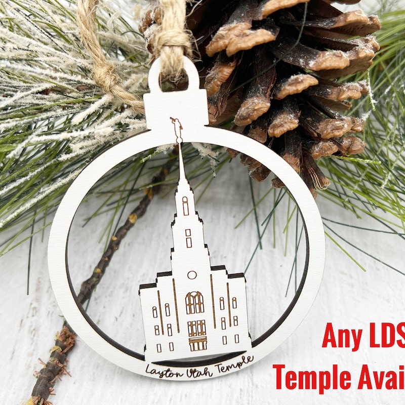 Lds Temple Ornament - Etsy