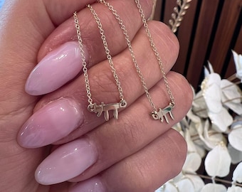 Dainty Chai Necklace – 14K Gold or Sterling Silver 925 – Jewish Symbol of Life