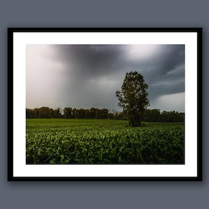 New York Storm Chasing | Storm Photography Wall Print Art, Storm Landscape Print Wall Decor, Weather Photo Print, Stormy Landscape