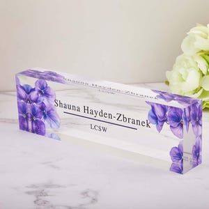 Desk Plaque, Acrylic Name Plate for Desk, Teacher Name Plate, Personalized Name Sign Acrylic Plaque,  Custom Desk Name Plaque，Custom Gifts