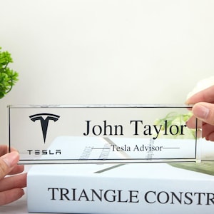 Personalized Desk Name Acrylic Plates,Custom Office Plate with Name and Position,Floral Name Sign Acrylic Plaque,Boss Gifts,Desk Name Plates