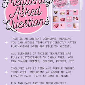 OnlyFans Promo Graphic Bundle, Tipping Graphics, Editable Posts, Daily Graphics, Get Tips, SnapChat, Customizable Canva Templates image 4