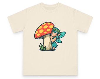 Koszulka z zabawnym motywem grzybowej wróżki: Cottagecore Faerie Folklore Aesthetic Top