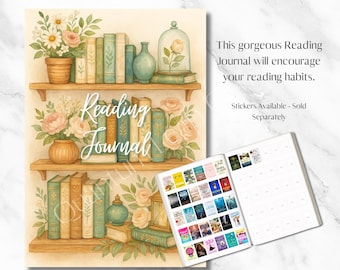 Cottagecore Lesejournal: BookTok TBR Tracker (A4, PDF Digital Download)