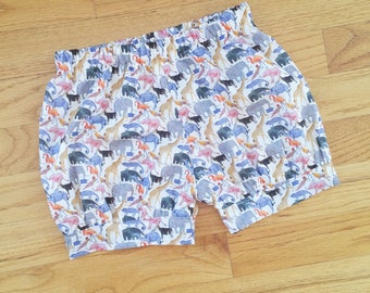 Banded shorts for toddler girls - Liberty of London cotton lawn - 12 months to size 5