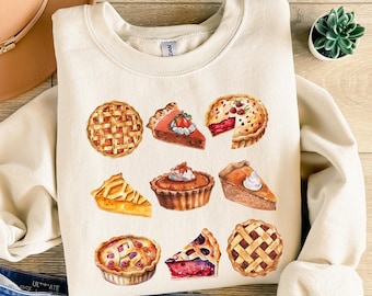 Pumpkin Pie Shirt, Fall Shirt, Thanksgiving Gift, Thanksgiving Shirt, Thanksgiving tshirt for Women, Fall Apparel, Fall T-shirt, Thankful