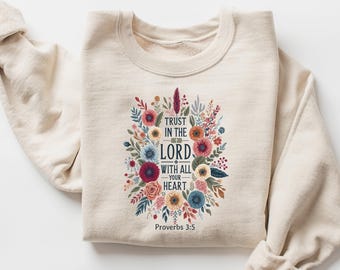 Trust In The Lord Shirt, Religious Shirt, Faith Shirt, Christian Gift, Gift For Christian, Sunday Church Shirt, Marian Catholic Shirt, Jesus