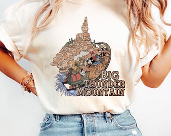 Disney Big Thunder Mountain Sweatshirt, Vintage Mickey & Friends Hoodie, Disney Mickey The Wilderness Sweater, Disneyland Vacation Sweat