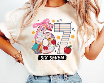 67 Days of School T Shirt, Funny I Survived Six Seven Days of School Shirt, End of School Year Shirt, Classroom 6 7 Shirt, Teacher Gift Idea