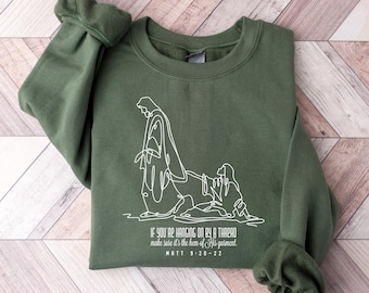 If Youre Hanging On By A Thread Hem of His Garment Shirt, Bible Verse Tee, Faith Shirt, Religious Women, Jesus Apparel, Inspirational Shirt